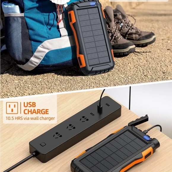 Power Bank Solar and Power Charger 42800 mAH Portable Charger Solar Power bank - Picture 6 of 12